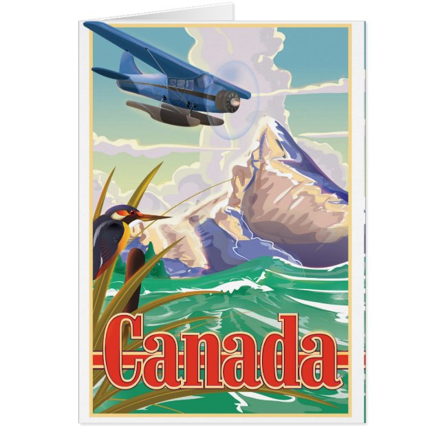 Canada Vintage Travelポスター (正面)