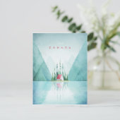 Canada Vintage Travel Poster – アートポストカード ポストカード (スタンド正面)