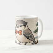     Canada Wildlife Mug – Canada Jay Nature Illust コーヒーマグカップ (正面右)