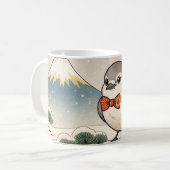     Canada Wildlife Mug – Canada Jay Nature Illust コーヒーマグカップ (正面左)