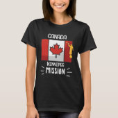 Canada Winnipeg Mormon LDS Mission Missionary Tシャツ (正面)