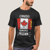 Canada Winnipeg Mormon LDS Mission Missionary Tシャツ (正面)