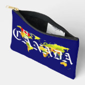 CANADA WORLD MAP アクセサリーポーチ (見開き)