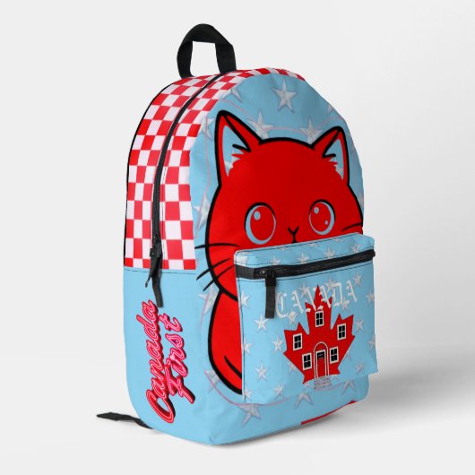 CANADAFIRST プリントバックパック (裏面左端)