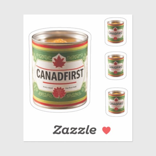CANADAFIRST CAN シール (シート)