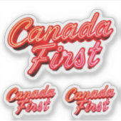 CANADAFIRST STICKERS シール (正面)