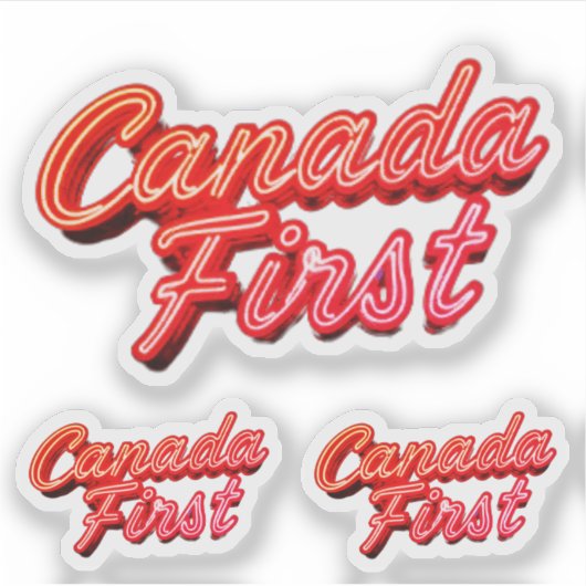 CANADAFIRST STICKERS シール (正面)