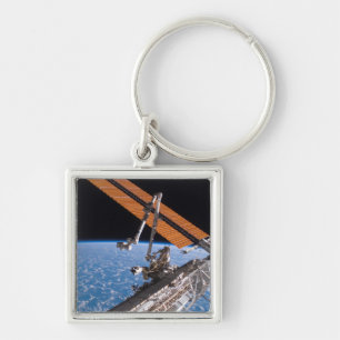 Canadarm2および太陽光線を集めるためのアンテナのパネルの翼 キーホルダー