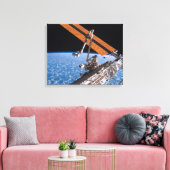Canadarm2とアレ太陽のイパネルの翼 キャンバスプリント (インサイチュ (リビング))