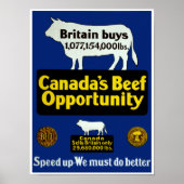 Canada's Beef Opportunity ポスター (正面)