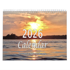 Canada's Natural Beaty 2026 Calendar  カレンダー