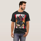 Canadian Apocalyptic Skeleton Knight Tシャツ (正面フル)