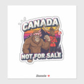 Canadian Bigfoot-Not For Sale  シール (シート)