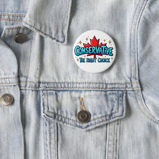 Canadian Conservative Button 缶バッジ (インサイチュ)