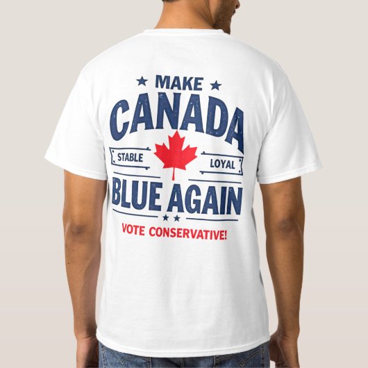 Canadian Conservative Right-Wing T-Shirt Tシャツ (裏面)