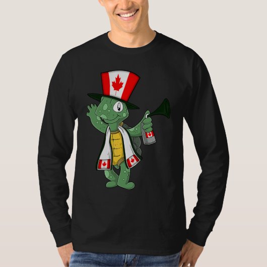 Canadian Fan Tortoise Tシャツ (正面)
