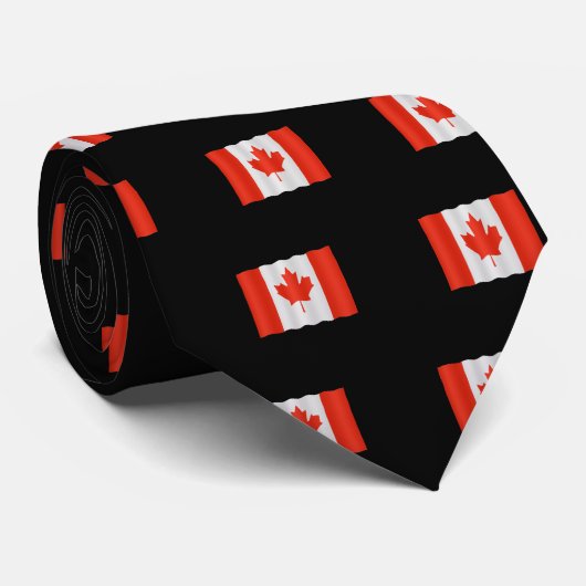 Canadian flag ネクタイ (ロール)