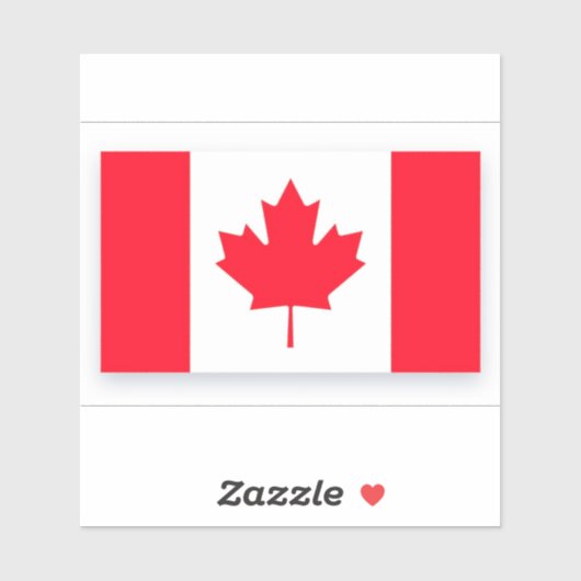 Canadian flag. CANADA. シール (シート)