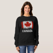 Canadian Flag Canada スウェットシャツ (正面フル)