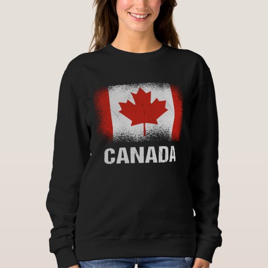 Canadian Flag Canada スウェットシャツ (正面)