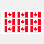 Canadian flag. CANADA.  ラベル (シート)