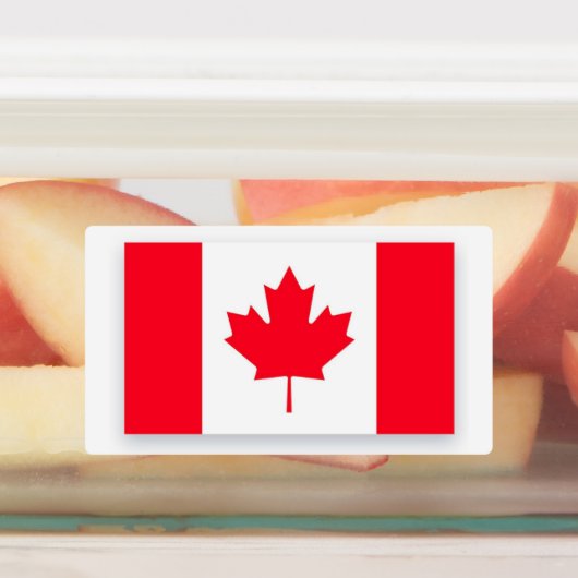 Canadian flag. CANADA.  ラベル (貼付)