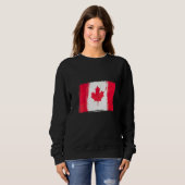 Canadian Flag Canada Flag  Canada スウェットシャツ (正面フル)