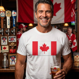 Canadian flag. CANADA. T-Shirt Tシャツ