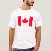 Canadian flag. CANADA. T-Shirt Tシャツ (正面)