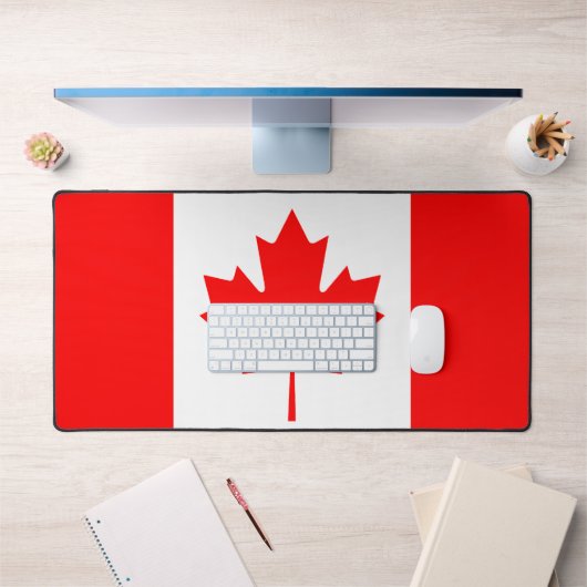 Canadian flag of Canada custom XL mouse pad デスクマット (オフィス1)