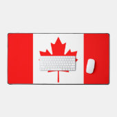 Canadian flag of Canada custom XL mouse pad デスクマット (キーボード&マウス)