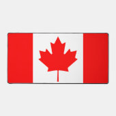 Canadian flag of Canada custom XL mouse pad デスクマット (正面)
