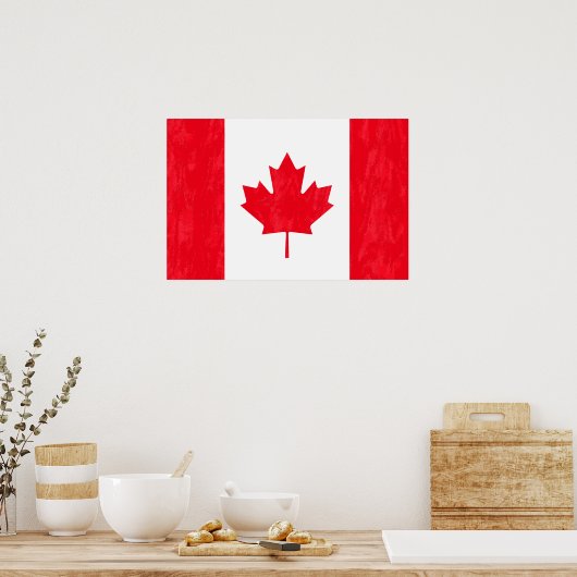 CANADIAN FLAG Poster ポスター (キッチン)
