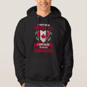 Canadian Flag Vacation  Therapy Funny Canada パーカ (正面)