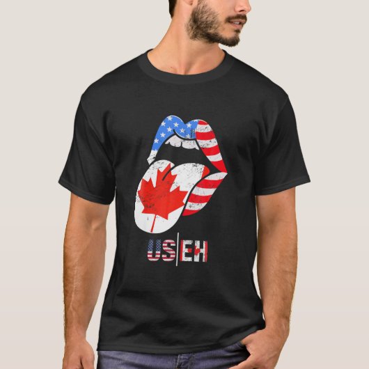 Canadian Flag Women Men Kids Maple Leaf Canada Day Tシャツ (正面)