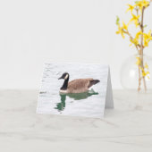 Canadian Gooseノートカード(空白の) カード (黄色い花)