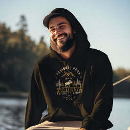 Canadian Landscape of Kootenay National Park パーカ