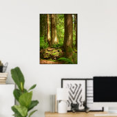 Canadian Landscape West Coast Forest Art Print ポスター (ホームオフィス)