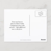 Canadian Lily Flower Photography Personalized ポストカード (裏面)