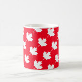 Canadian maple leaf. CANADA. Patriotic.   コーヒーマグカップ (中央)