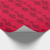 Canadian maple leaf. Patriotic. Wrapping Paper ラッピングペーパー (角)