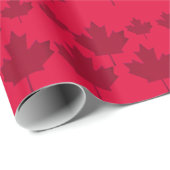 Canadian maple leaf. Patriotic. Wrapping Paper ラッピングペーパー (ロールコーナー)