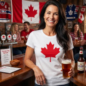 Canadian Maple Leaf Tシャツ