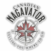 Canadian Nagavator シール (正面)