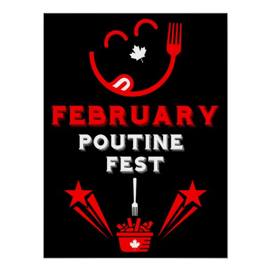 Canadian Poutine Festival ポスター (正面)
