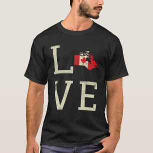 Canadian Pride Canada Heart Veins Canada Flag Cana Tシャツ