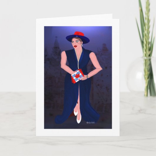 Canadian Quebecer LeeMarie's creative Design カード (正面)