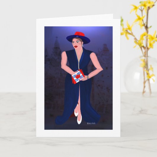 Canadian Quebecer LeeMarie's creative Design カード (黄色い花)