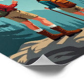 Canadian Rockies: A Retro Escape ポスター (角)