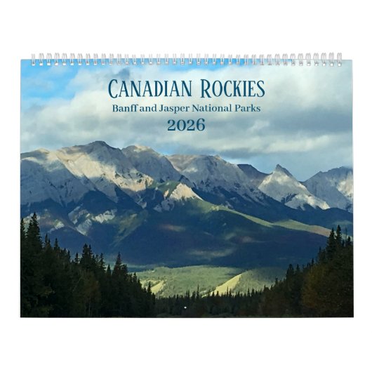 Canadian Rockies Photographic 12-Month 2026  カレンダー (カバー)